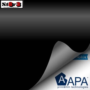 PELLICOLA WRAPPING APA®Cast Professionale NERO LUCIDO CW/R97X 152CM x METRO  LINEARE – accessorituningcaraudio